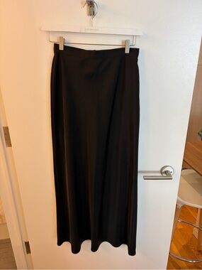 The Frankie Shop Black Maxi Skirt - Long Bias Silhouette
